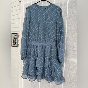 Blue Express Tiered Dress
